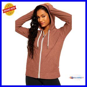 Full-Zip Performance Hoodie UPF 50+ Soft Stretch Fabric with Pockets